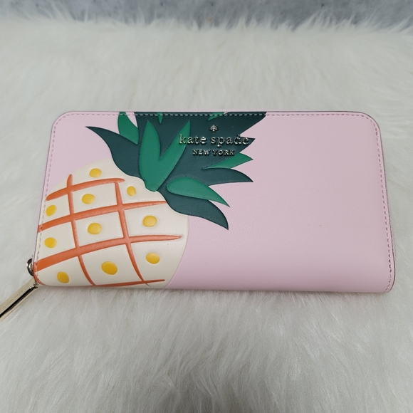 kate spade Handbags - Kate Spade Pineapples Zip around Wallet
